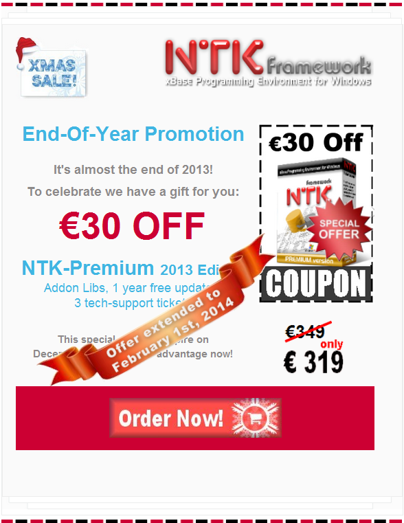 NTK's Year-End Promotion